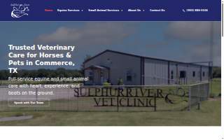 Sulphur River Veterinary Clinic website