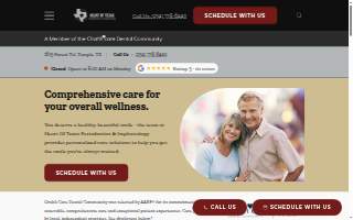 Heart of Texas Periodontics & Implantology website