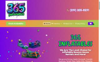 365 Inflatables, LLC website