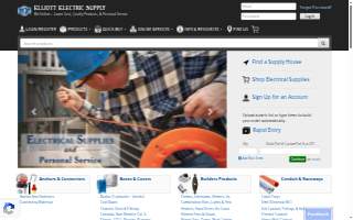 Elliott Electric Supply of Terrell website