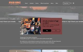 Sugar Ridge Winery of Terrell website
