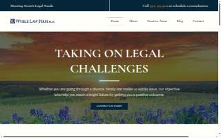 Wyble Law Firm, PLLC website