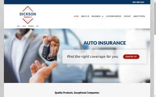 Dickson Insurance Agency, LLC website