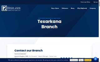 Highlands Residential Mortgage website