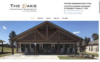 The Oaks Independent Apartments website