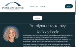 Poole Law Center of Texas City website