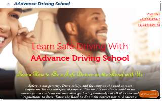 AAdvance Driving School website