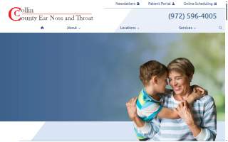 Collin County ENT - Frisco website