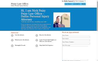 Feizy Law Office website