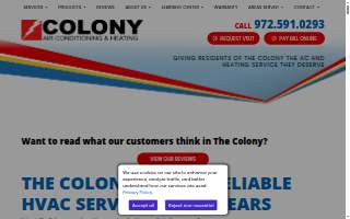 Heating & Air Co. website