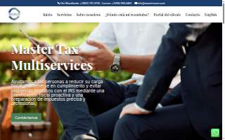 Master Tax Multiservices website