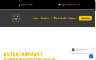 VI Entertainment of The Woodlands website