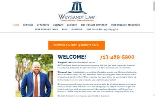 Weygandt Law website
