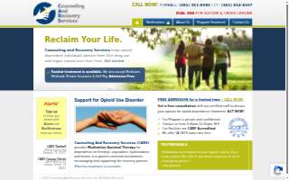 Counseling and Recovery Services (CARS) website