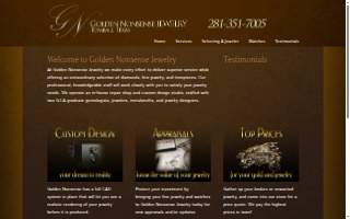 Golden Nonsense Jewelry website