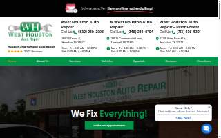 N. West Houston Auto Repair website