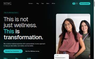 New You Wellness Center website