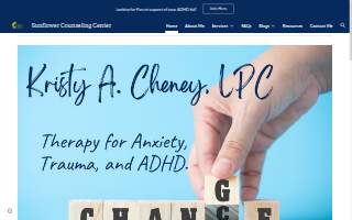 Sunflower Counseling Center website