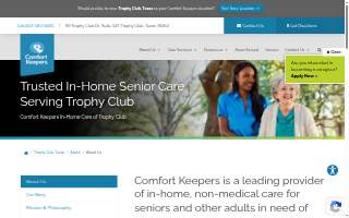 Comfort Keepers Home Care of Trophy Club website