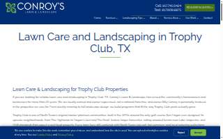 Conroy's Lawn & Landscape website