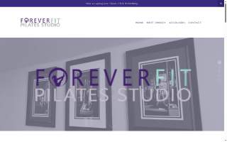 Foreverfit Pilates Studio website