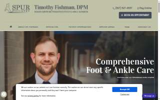 Spur Podiatry website
