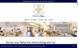Staged To Shine website