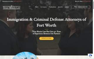 Texas Mexico Law, Immigration Attorneys of Trophy Club website