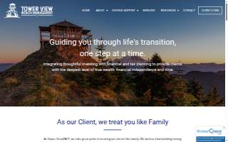 Tower View Wealth Mangement website