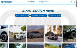 TOYO Tires Roanoke website