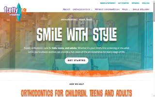 Fretty Orthodontics website