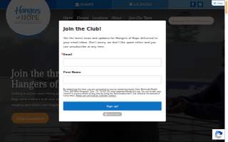 Hangers of Hope website