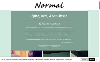 Normal Chiropractic website