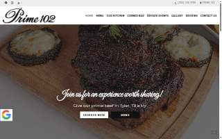 Prime 102 website