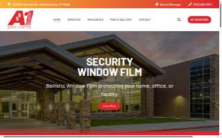 A1 Glass Coating website