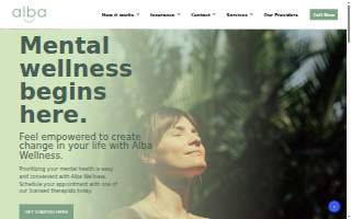 Alba Wellness Inc. website