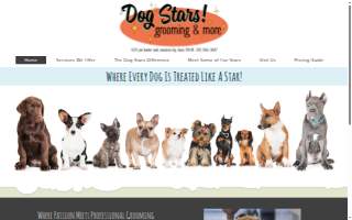 Dog Stars Grooming website
