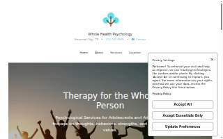 Whole Health Psychology website