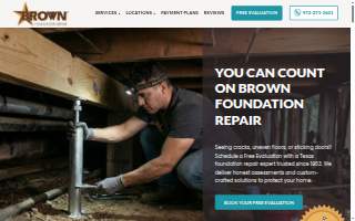 Brown Foundation Repair website