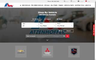 Atzenhoffer Auto Group website