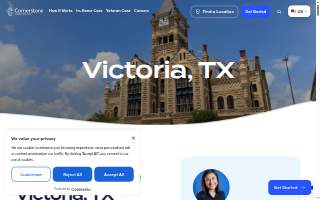 Cornerstone Caregiving of Victoria website