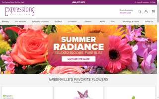 Expressions Floral & Gifts website