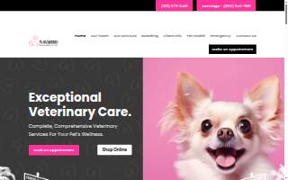 Navarro Small Animal Clinic website