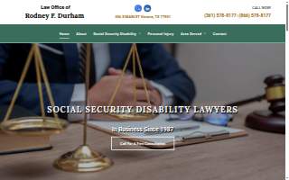 Rodney F Durham Law Offices website