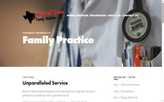 Heart of Texas Family Medicine website