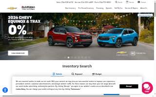 AutoNation Chevrolet Waco website