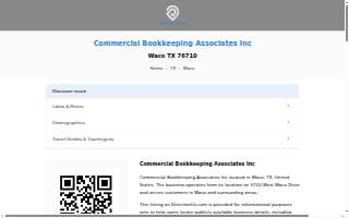 Commercial Bookkeeping Associates website