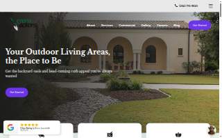 Green Ackors Landscaping & Irrigation website