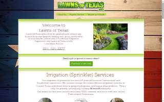Lawns of Texas website