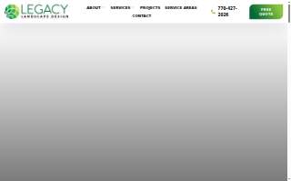 Legacy Landscapes website